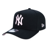 Boné New Era 9forty Snapback Preto New York Yankees Rosa