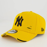 Boné New Era Mlb New York Yankees Destroyed 940 Amarelo