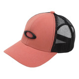 Boné Oakley Aba Curva Mod Metal Ellipse Trucker Hat Pink Dus