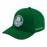 Boné Palmeiras Patch Silk Com Bordado Frontal Ajustável