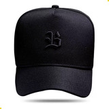 Boné Preto Snapback Logo Basic All Black Blck Brasil