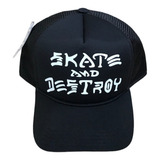 Boné Skate And Destroy Clássico Skateboard Pronta Entrega