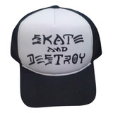 Boné Skate And Destroy Skate Punk Skateboard Pronta Entrega