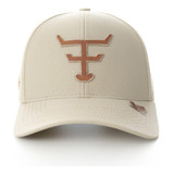 Boné Texas Farm Original Bege Border Collie Country Trucker