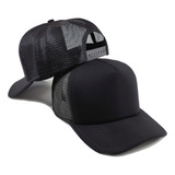 Boné Trucker Liso Redinha Aba Curva Americana Personalização