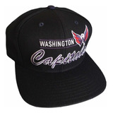 Boné Washington Capitals Script Snapback Estilo Raiders