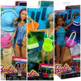 Boneca 3 Barbie Colecionável-style Férias Grace Summe Mattel