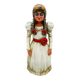 Boneca Annabelle Filme Terror Colecionável Estátua Resina 