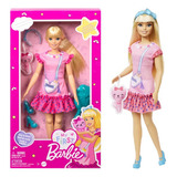 Boneca Articulada Barbie Malibu Loira 34cm - My First Barbie