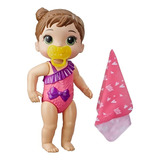 Boneca Baby Alive Bebê Banhos Carinhosos Morena E8716 Hasbro