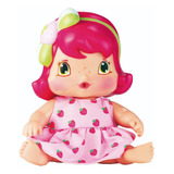 Boneca Baby Moranguinho Mamadeira Chocalho 20 Cm Original