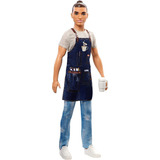 Boneca Barbie Carreiras Ken Barista