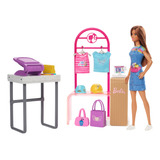 Boneca Barbie Conjunto Estamparia De Roupas Hkt78 - Mattel