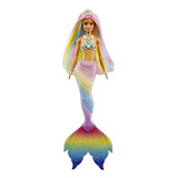 Boneca Barbie Dreamtopia Sereia Que Muda De Cor Mattel Gtf89