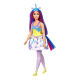 Boneca Barbie Dreamtopia Unicórnio - Mattel Original