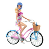 Boneca Barbie E Bicicleta - Mattel Ftv96