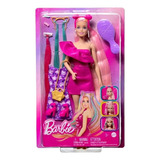 Boneca Barbie Fashion Totally Hair Loira Neon Hkt96 Mattel