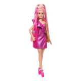 Boneca Barbie Fashion Totally Hair Loira Neon Mattel Hkt96
