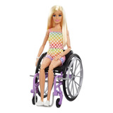 Boneca Barbie Fashionista Cadeira De Rodas Loira 194 Mattel