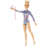 Boneca Barbie Loira Profissoes Quero Ser Ginasta Da Mattel
