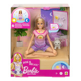 Boneca Barbie Medita Comigo Dia E Noite C/ Luz E Som Mattel