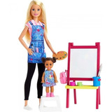 Boneca Barbie Profissões Professora De Artes Mattel - Dhb63