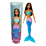Boneca Barbie Sereia Morena