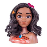 Boneca Busto Da Moana Com Acessórios 2599 Cotiplás