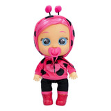 Boneca Crybabies Dressy Lady Joaninha Com Cabelo Multikids