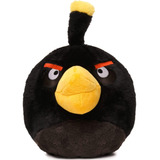 Boneca De Pelúcia Angry Birds Bomb Black Bird De 8 Personage