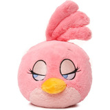 Boneca De Pelúcia Angry Birds Stella Pink Girly Bird Com 8 A