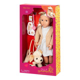 Boneca Deficiente Visual Marlow Com Cão Guia 0324