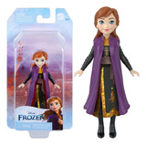 Boneca Disney Frozen Anna Mini 9 Cm - Mattel Hlw99