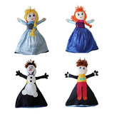 Boneca Fantoche 4 Em 1 Frozen - Elsa- Kristoff- Olaf- Anna