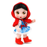 Boneca Linda Chapeuzinho Vermelho Princesa Brinquedo Menina