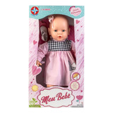 Boneca Meu Bebê Vestido Rosa 60 Cm - Estrela