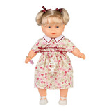 Boneca Meu Benzinho Cheirinho De Bebê Vestido Flores Estrela