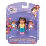 Boneca Miniatura Aventureira Pack Figura Dora Fisher Mattel