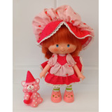 Boneca Moranguinho Party Pleaser + Pet Kenner Anos 80 Rara