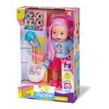 Boneca My Little Collection Descolada Com Fone De Ouvidos