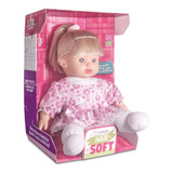 Boneca Nenem Menina Coleção Hair Soft Super Macia Milk Toys