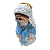 Boneca Nossa Senhora Das Graças Crochê 17x8,5cm