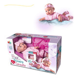 Boneca Para Menina Bebe Primeira Consulta Com Acessorios