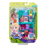 Boneca Polly Pocket Micro Loja De Fliperama - Mattel Ggc29