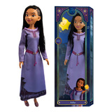 Boneca Princesa Asha E Estrela Mini My Size 55cm Wish Disney
