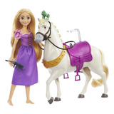 Boneca Princesa Rapunzel E Maximus Disney - Mattel