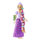 Boneca Rapunzel 30cm Cabelo Contos De Fada Princesas Disney