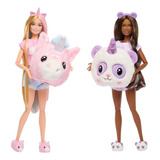 Bonecas Barbie Cutie Festa Do Pijama Pack X2 Mattel Hry15