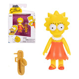 Boneco Articulado Lisa 5cm Com Saxofone The Simpsons Sunny