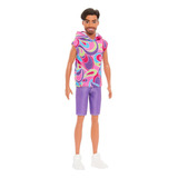 Boneco Barbie Ken Fashionistas 227 Moreno Barba Inspirado Totaly Hair Hrh26 Mattel